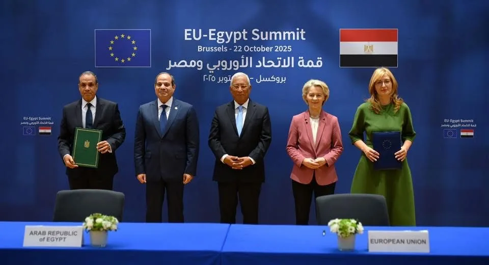 Elsisi and EU officials