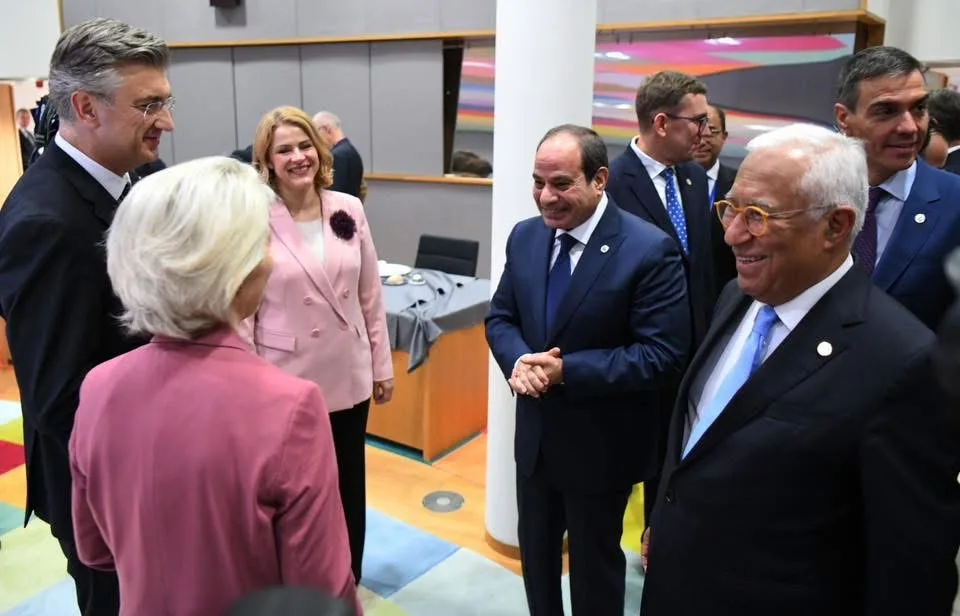 Elsisi and EU officials
