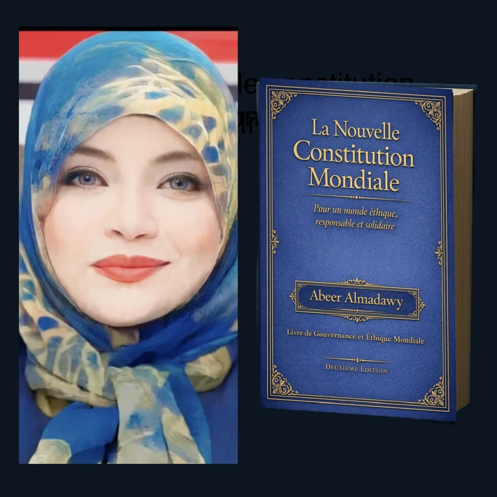 Philosopher Abeer Almadawy and her new book The new global constitution French Version