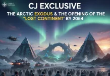 CJ Exclusive: The Arctic Exodus & The Open of the "Lost Continent" by 2054©️castle journal ltd