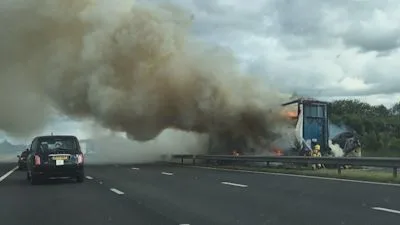 Major Collision on M6 Northbound Causes Transport Chaos Across Lancashire 3 IMG 4222 - CJ Global Newspaper